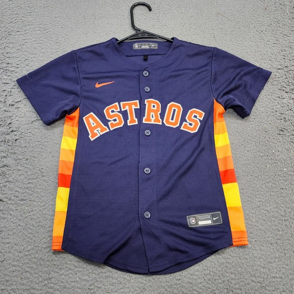 Nike Other - Houston Astros Alex Bregman 2 City Connect Nike Jersey Youth Small Navy Blue
